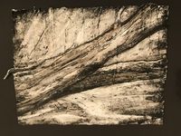 Naturstrukturen II, Aquarell-Collage 2021, 39x51cm_1
